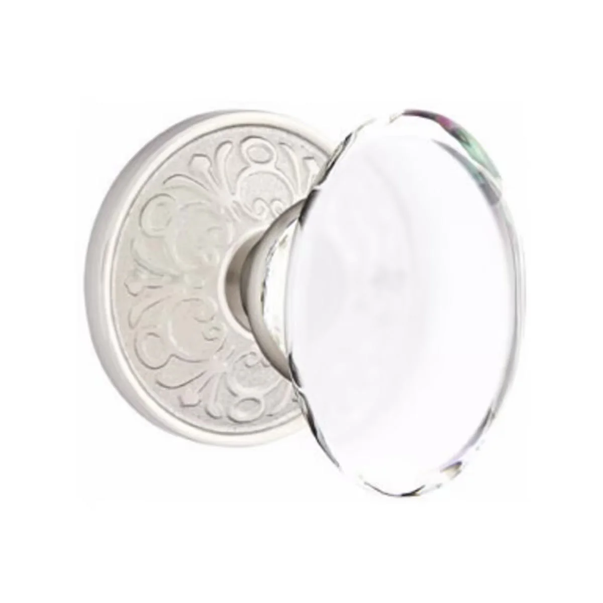 HAMPTON GLASS (HT) PASSAGE (HALL/CLOSET) KNOB WITH 2-3/8