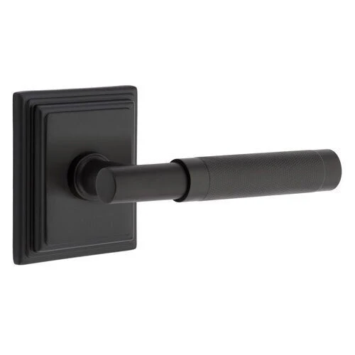 T-BAR KNURLED (TA.KN) PASSAGE (HALL/CLOSET) LEVER WITH 2-3/8