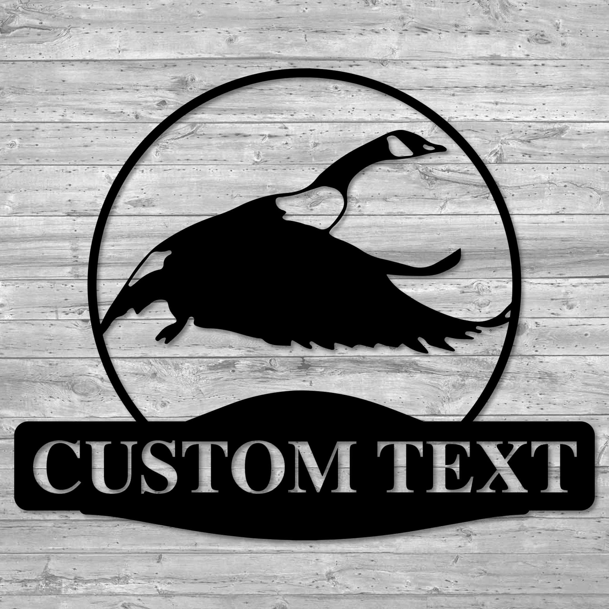 Custom Goose Metal Wall Art - Omega Custom Fabrication LLC