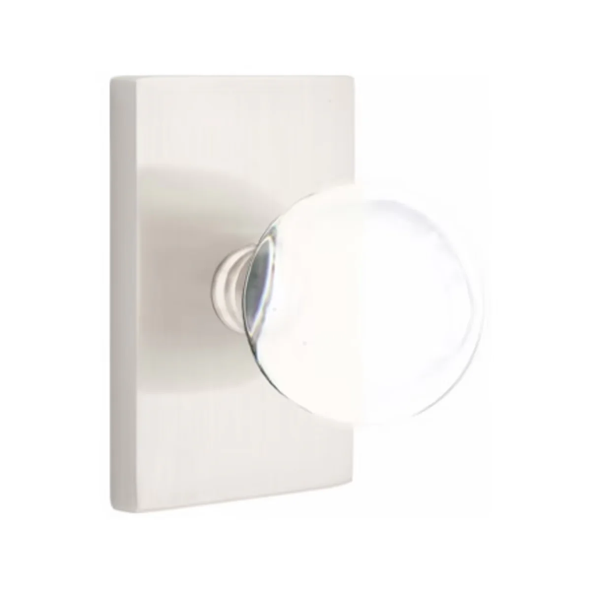 BRISTOL GLASS (BL) PASSAGE (HALL/CLOSET) KNOB WITH 2-3/8