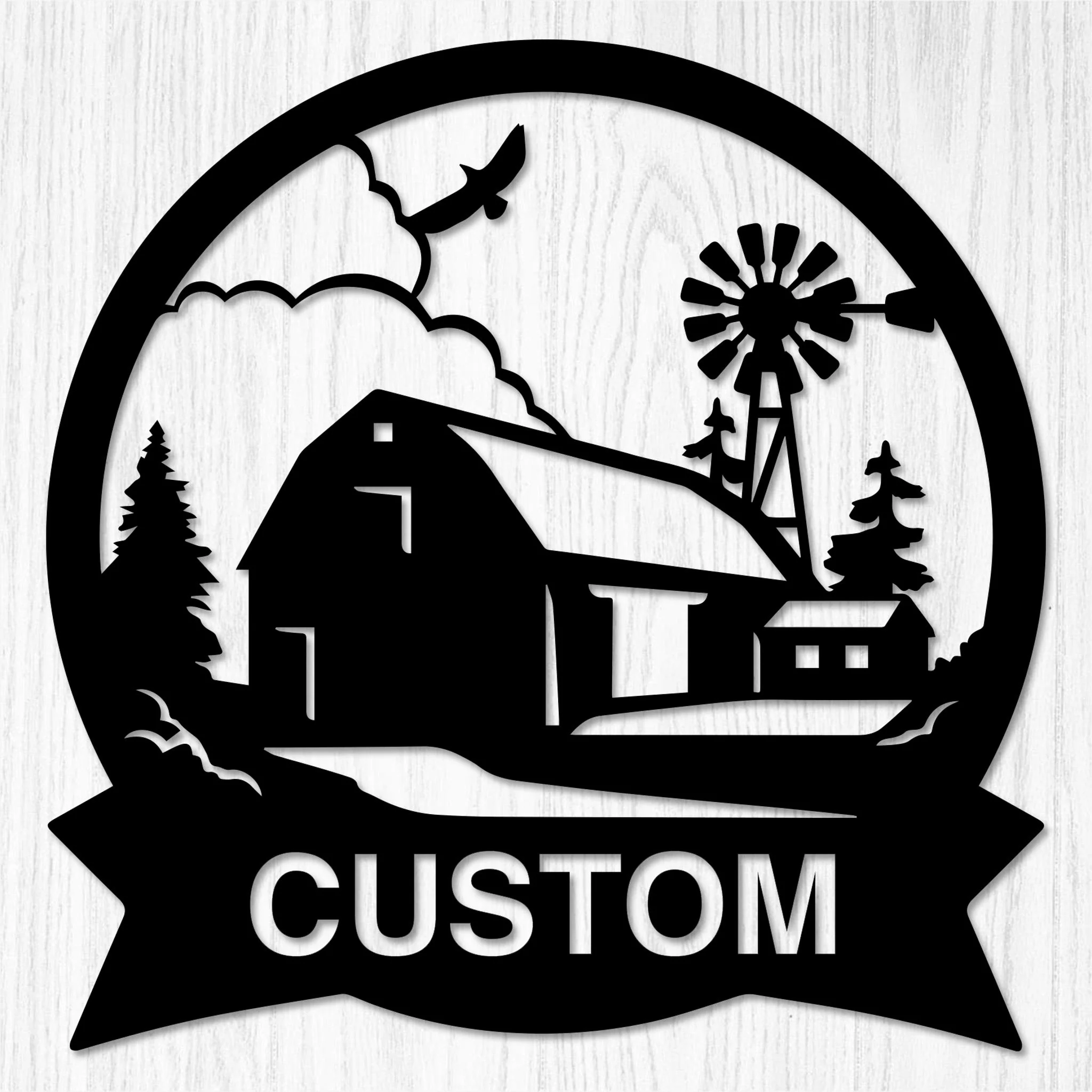 Custom Farmhouse Wall Art - Omega Custom Fabrication LLC