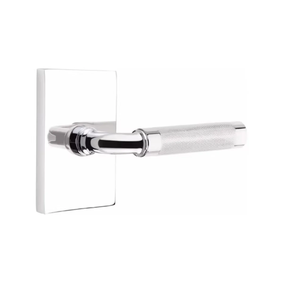 R-BAR KNURLED (RA.KN) PRIVACY (BED/BATH) LEVER WITH 2-3/8