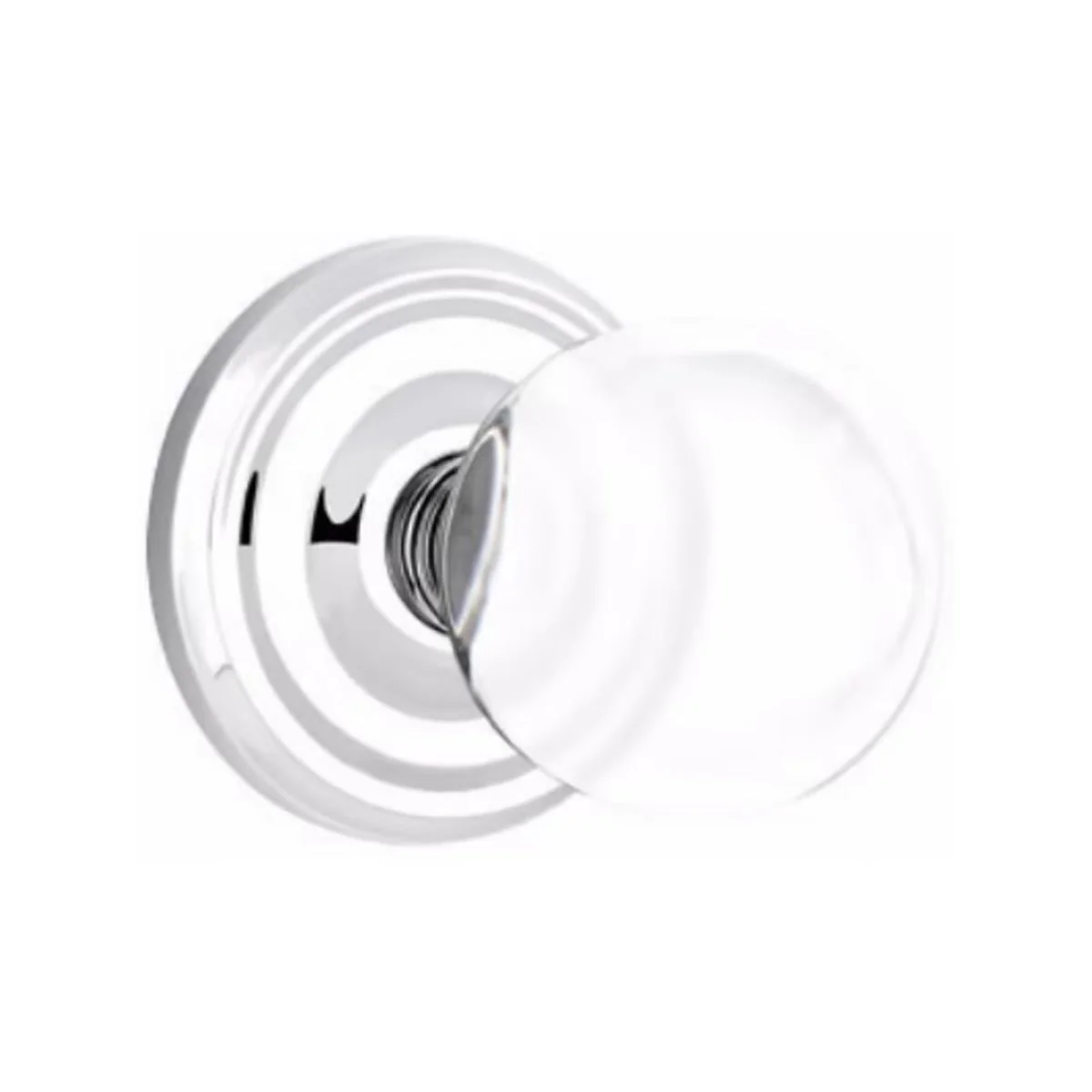 BRISTOL GLASS (BL) PRIVACY (BED/ BATH) KNOB WITH 2-3/8