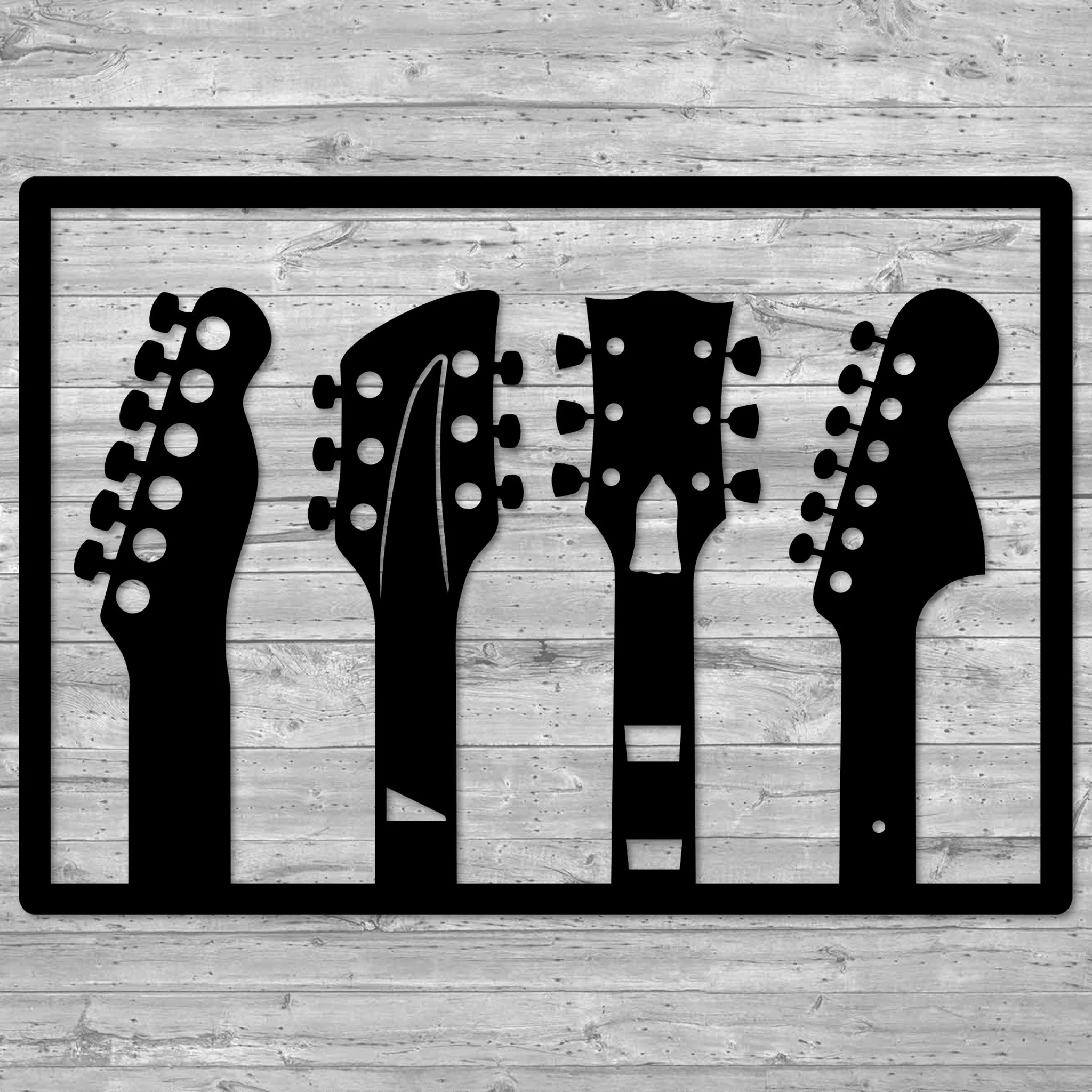 Guitar Wall Art - Omega Custom Fabrication LLC