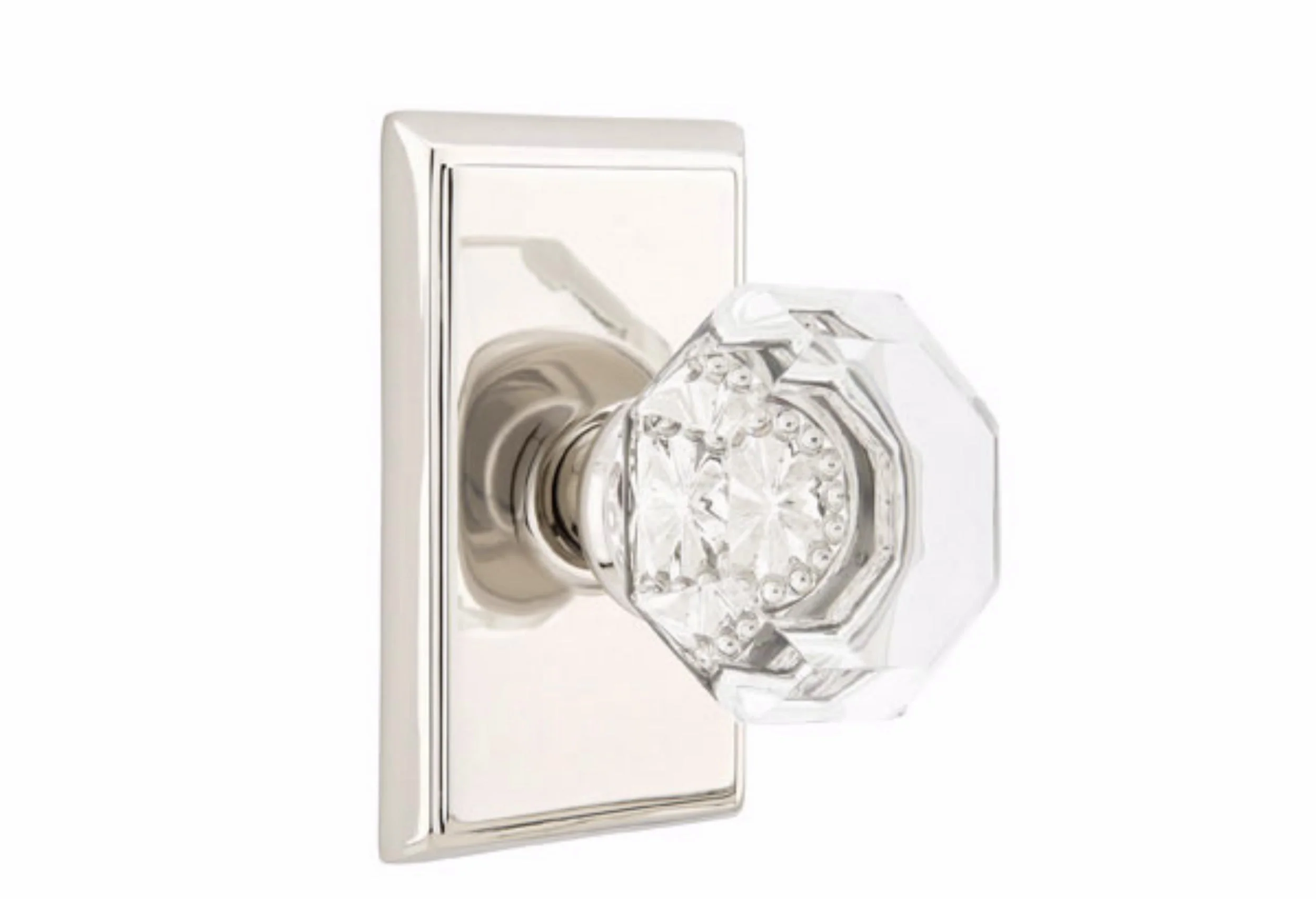 OLD TOWN GLASS (OT) PASSAGE (HALL/CLOSET) KNOB WITH 2-3/8