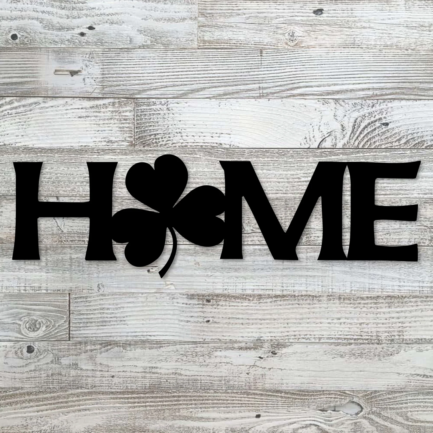 Shamrock Home Metal Wall Art - Omega Custom Fabrication LLC