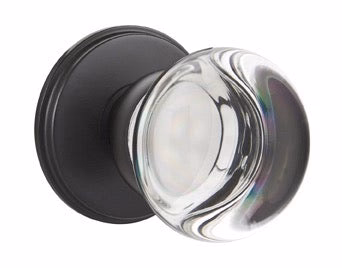 PROVIDENCE GLASS (PC) PRIVACY (BED/BATH) KNOB WITH 2-3/8