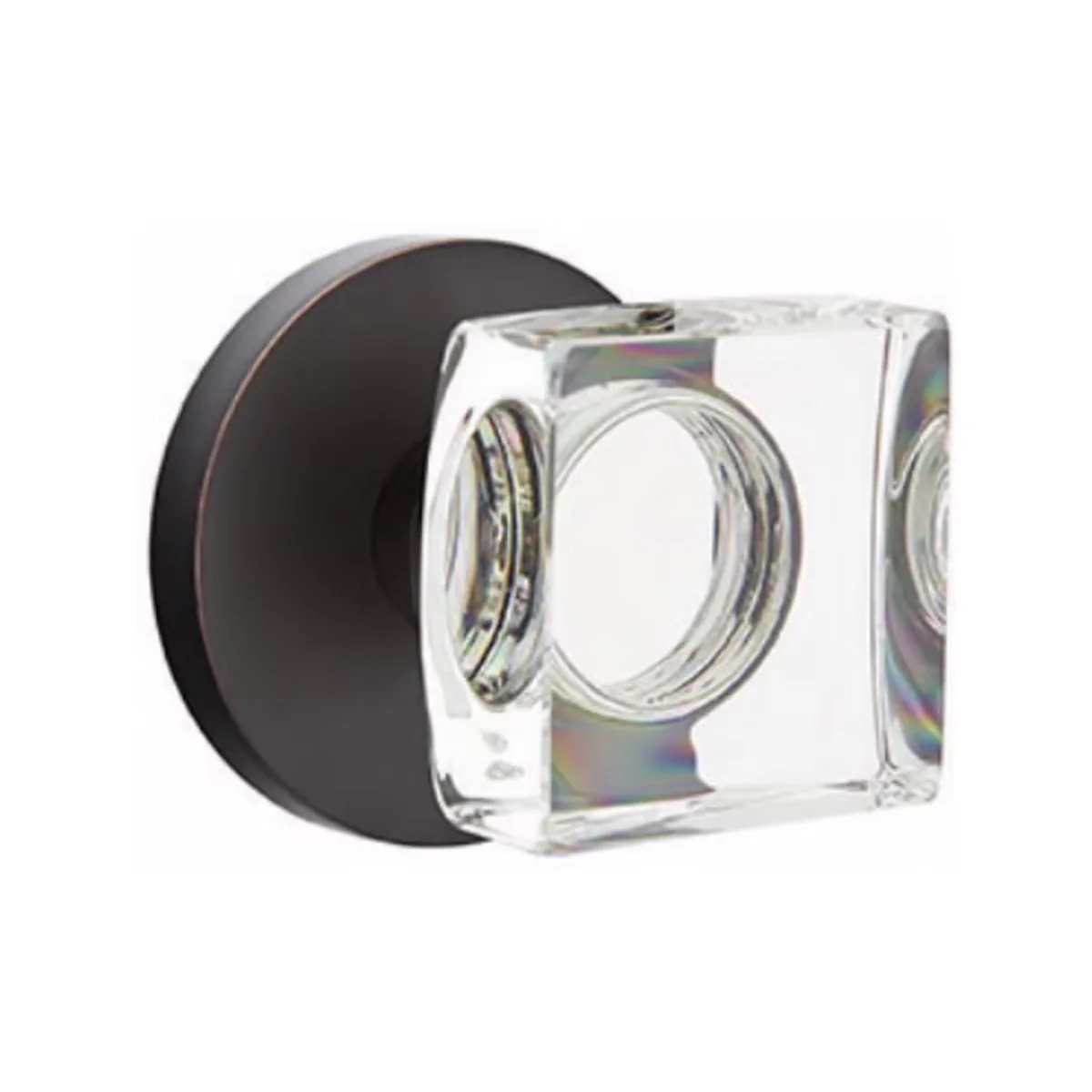MODERN SQUARE GLASS (MSC) DUMMY (PAIR) KNOB - Omega Custom Fabrication LLC