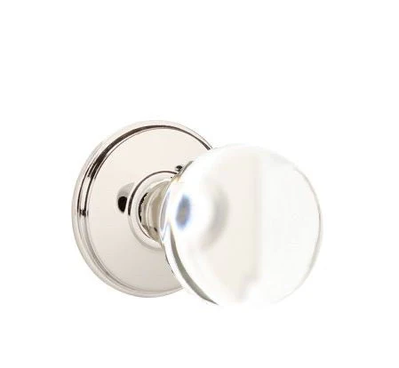 BRISTOL GLASS (BL) PRIVACY (BED/ BATH) KNOB WITH 2-3/8
