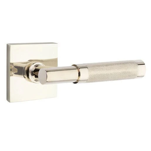 T-BAR KNURLED (TA.KN) PRIVACY (BED/BATH) LEVER WITH 2-3/8
