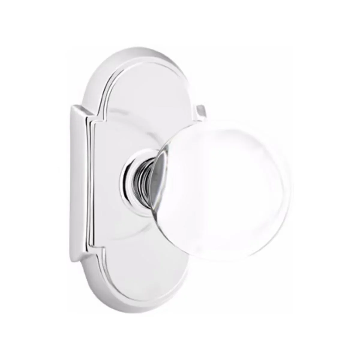 BRISTOL GLASS (BL) PRIVACY (BED/ BATH) KNOB WITH 2-3/8