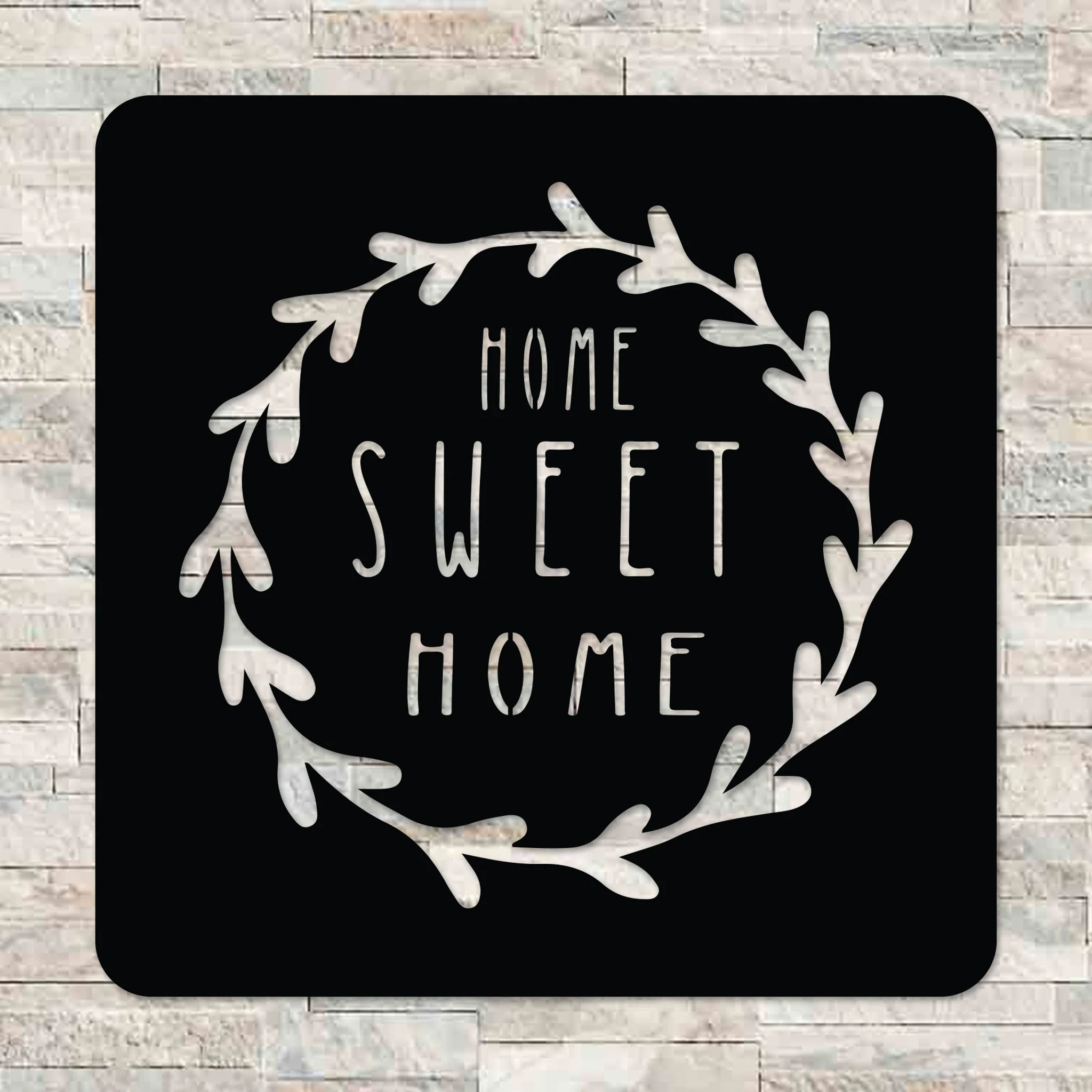Home Sweet Home Metal Sign - Omega Custom Fabrication LLC