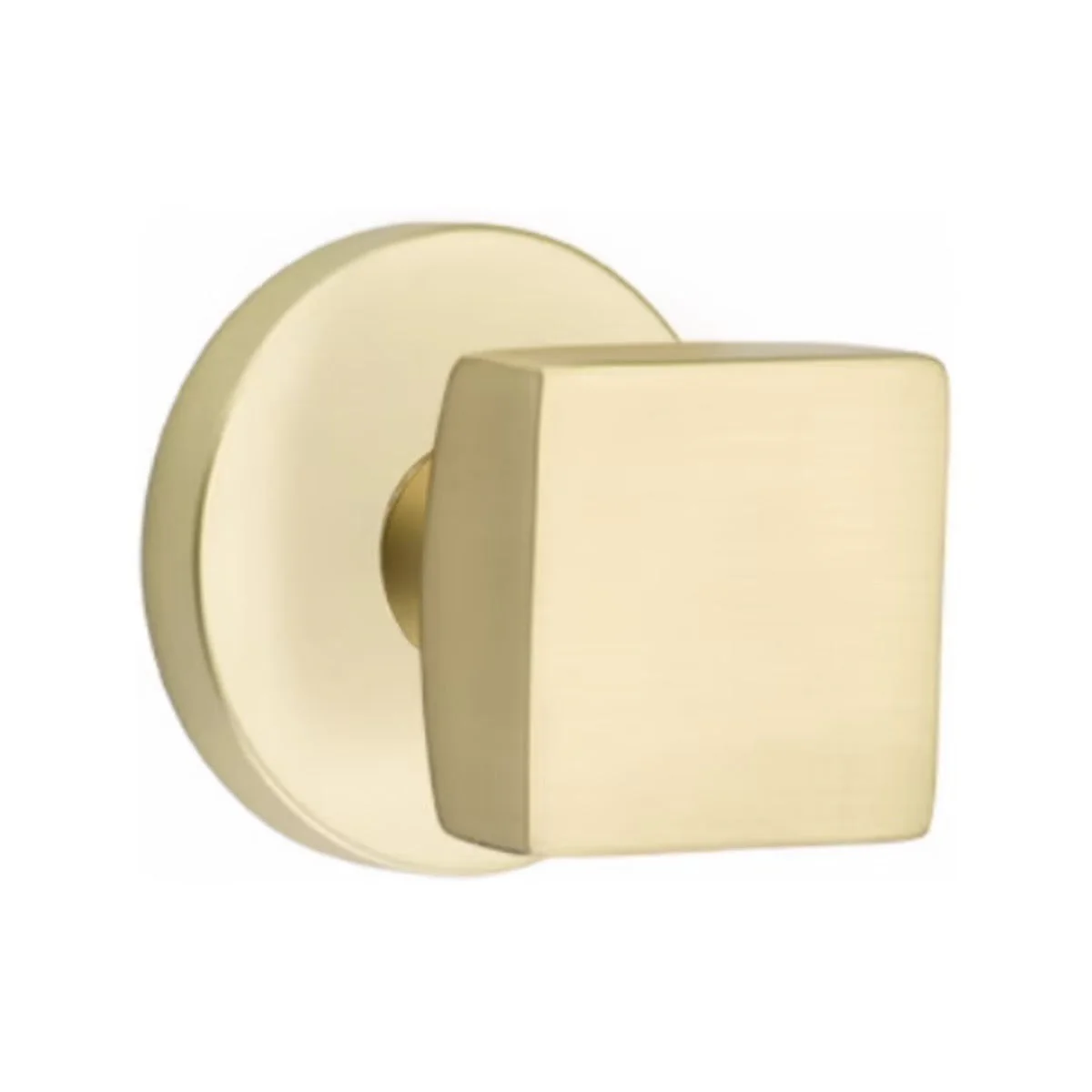 SQUARE (SQU) PRIVACY (BED/BATH) KNOB WITH 2-3/8