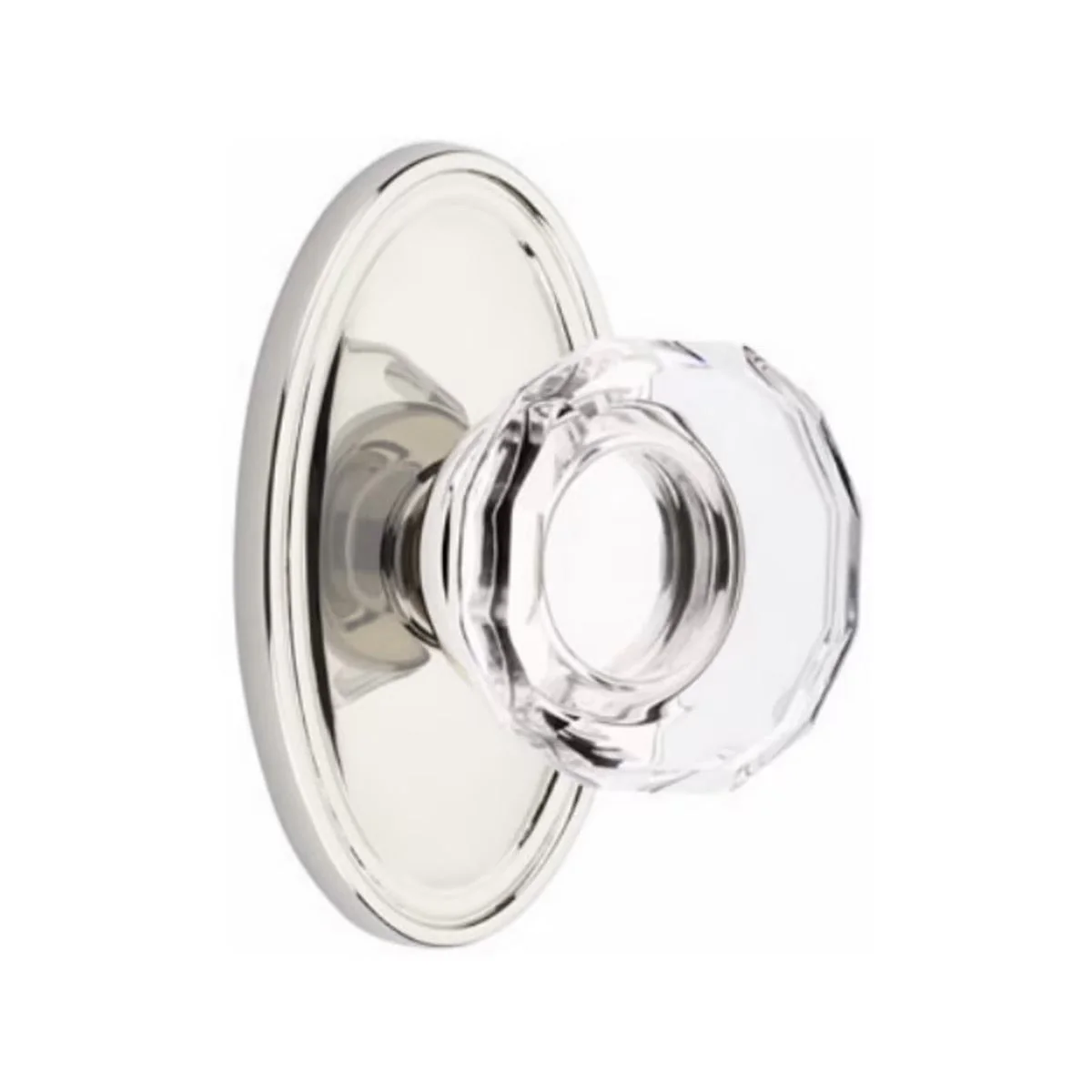 LOWELL GLASS (LW) PRIVACY (BED/BATH) KNOB WITH 2-3/8