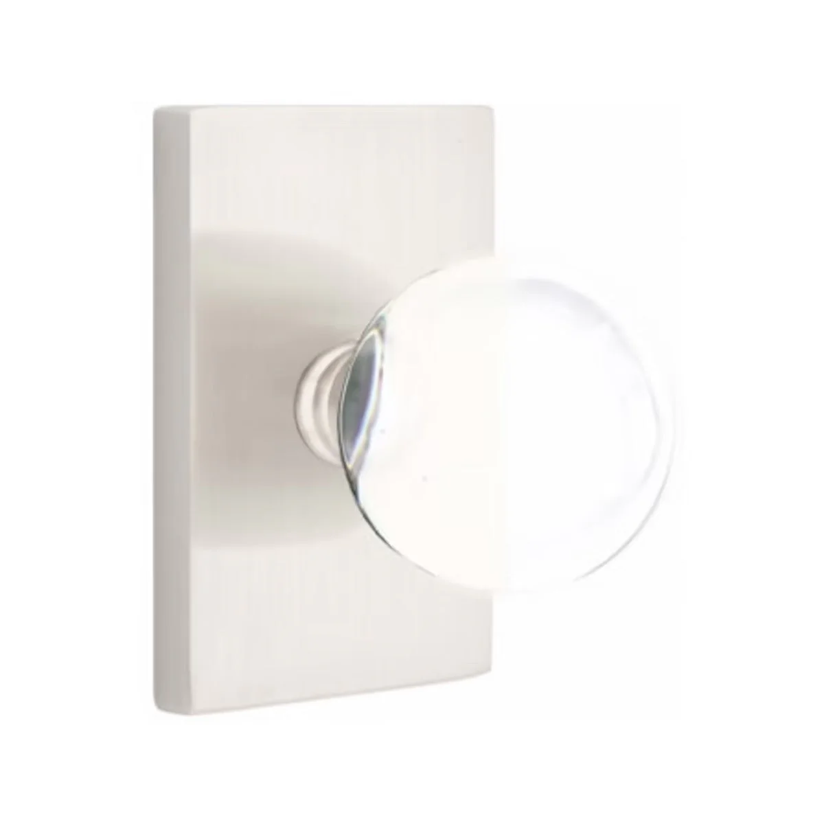 BRISTOL GLASS (BL) PRIVACY (BED/BATH) KNOB WITH 2-3/8