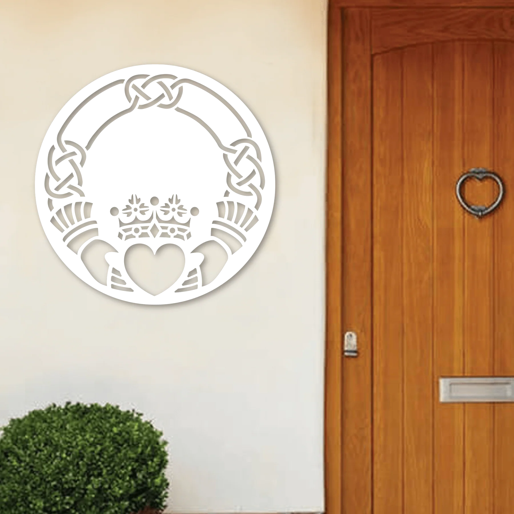 Claddagh Metal Wall Art - Omega Custom Fabrication LLC