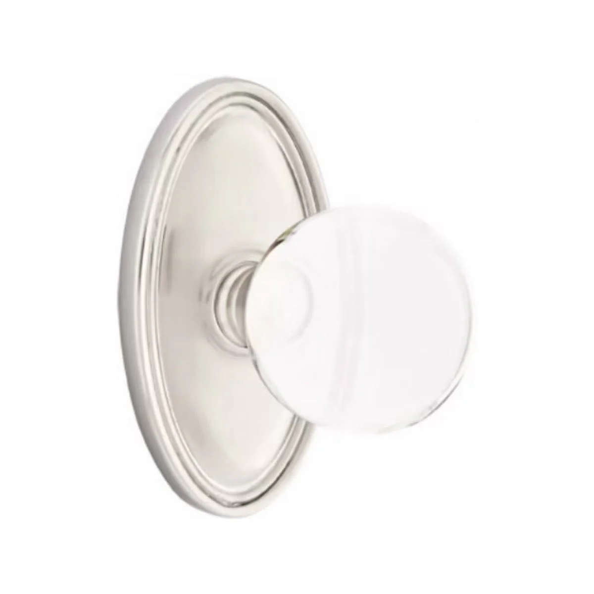 BRISTOL GLASS (BL) PRIVACY (BED/ BATH) KNOB WITH 2-3/8