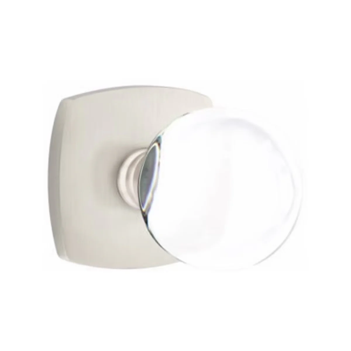 BRISTOL GLASS (BL) PASSAGE (HALL/CLOSET) KNOB WITH 2-3/8