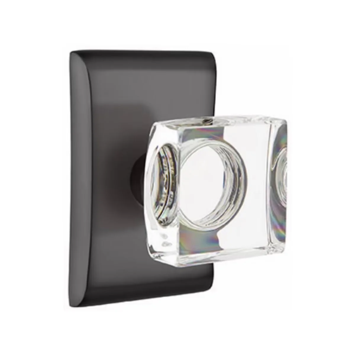 MODERN SQUARE GLASS (MSC) DUMMY (PAIR) KNOB - Omega Custom Fabrication LLC