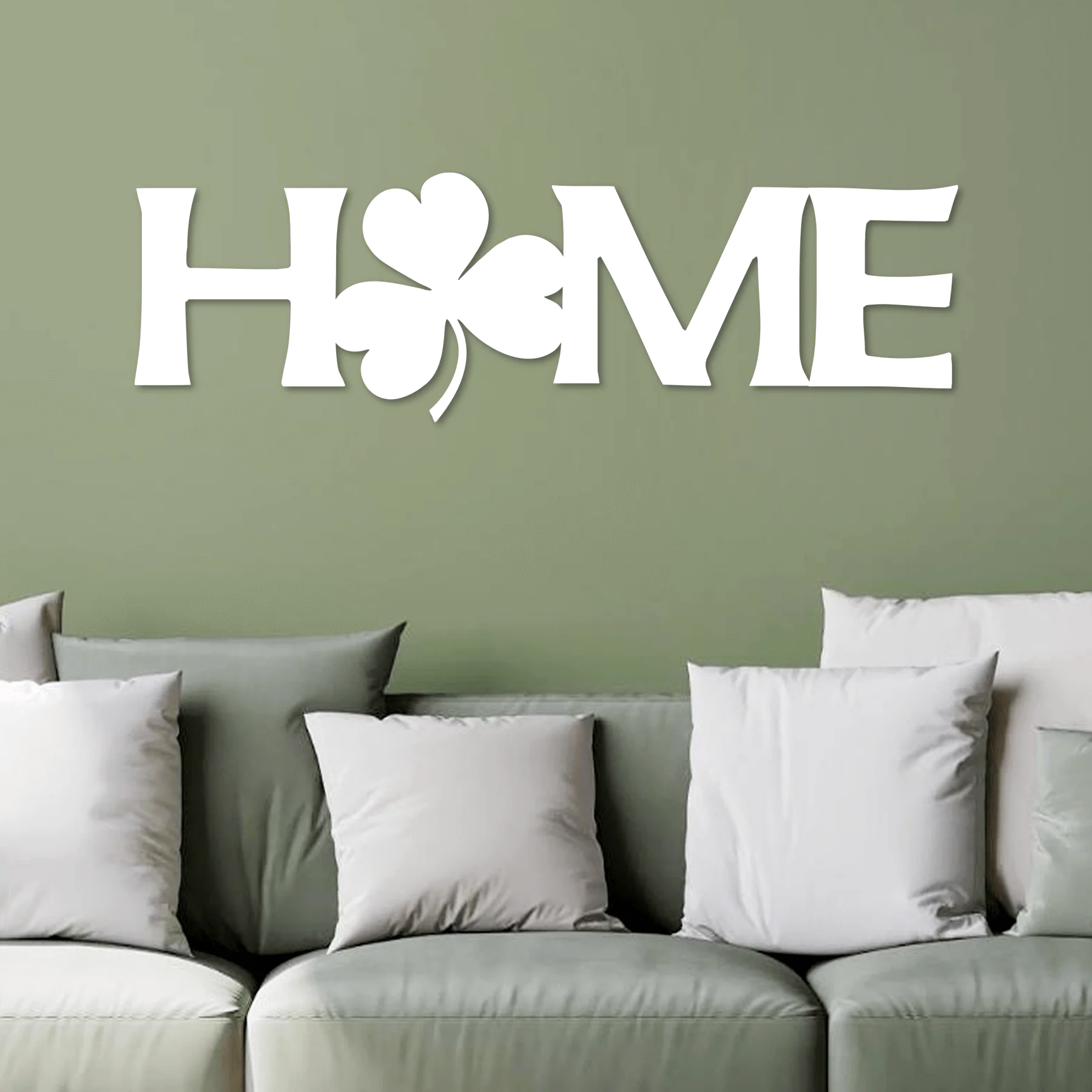 Shamrock Home Metal Wall Art - Omega Custom Fabrication LLC