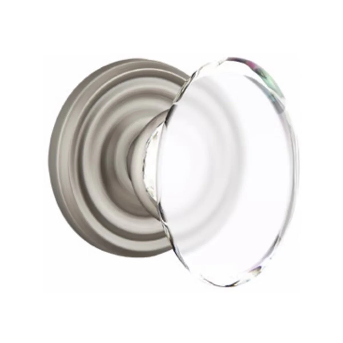 HAMPTON GLASS (HT) PASSAGE (HALL/CLOSET) KNOB WITH 2-3/8