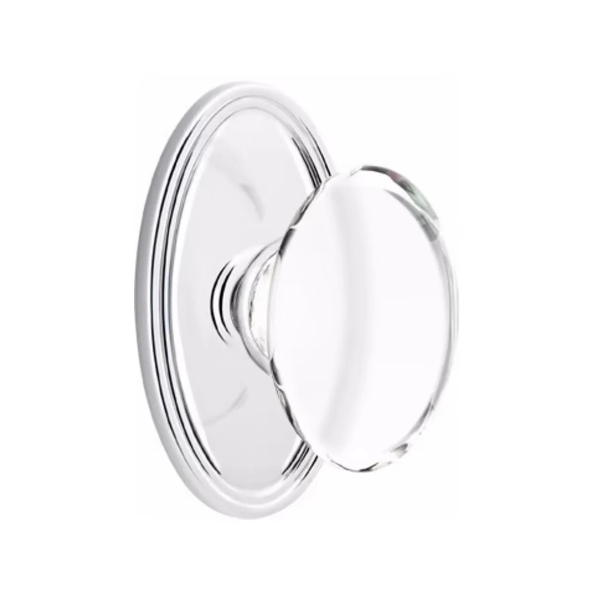 HAMPTON GLASS (HT) PRIVACY (BED/BATH) KNOB WITH 2-3/8