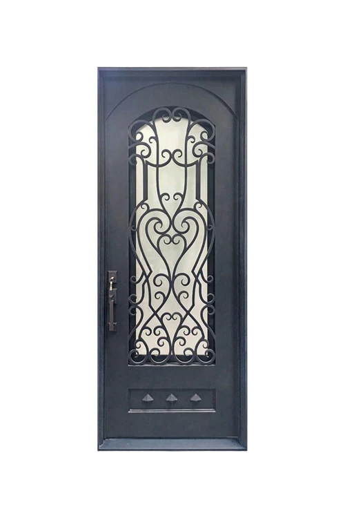 Castile Single Iron Door - Omega Custom Fabrication LLC