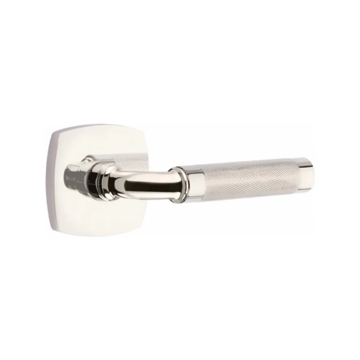 R-BAR KNURLED (RA.KN) PASSAGE (HALL/CLOSET) LEVER WITH 2-3/8