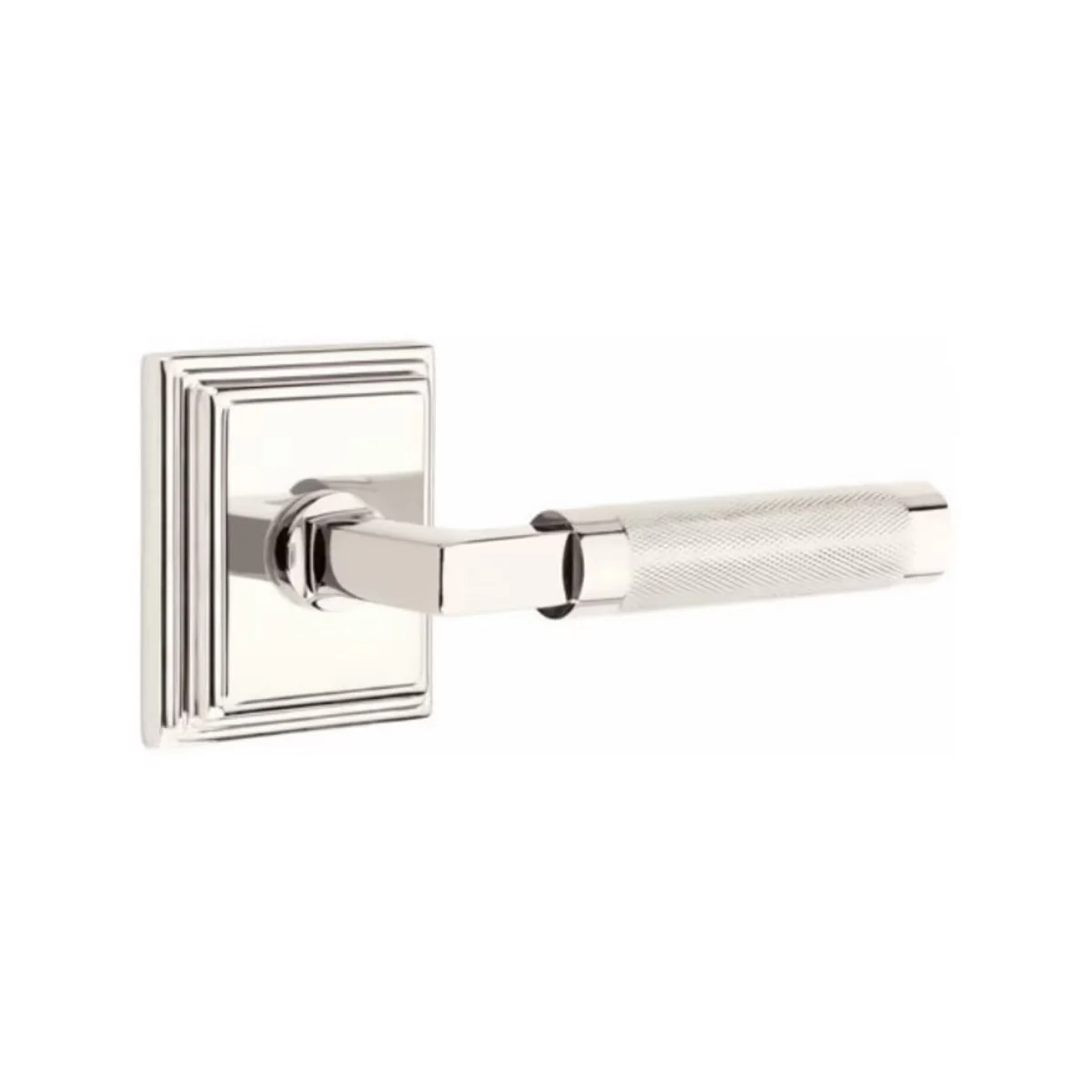 L-SQUARE KNURLED (LS.KN)) DUMMY (PAIR) LEVER - Omega Custom Fabrication LLC