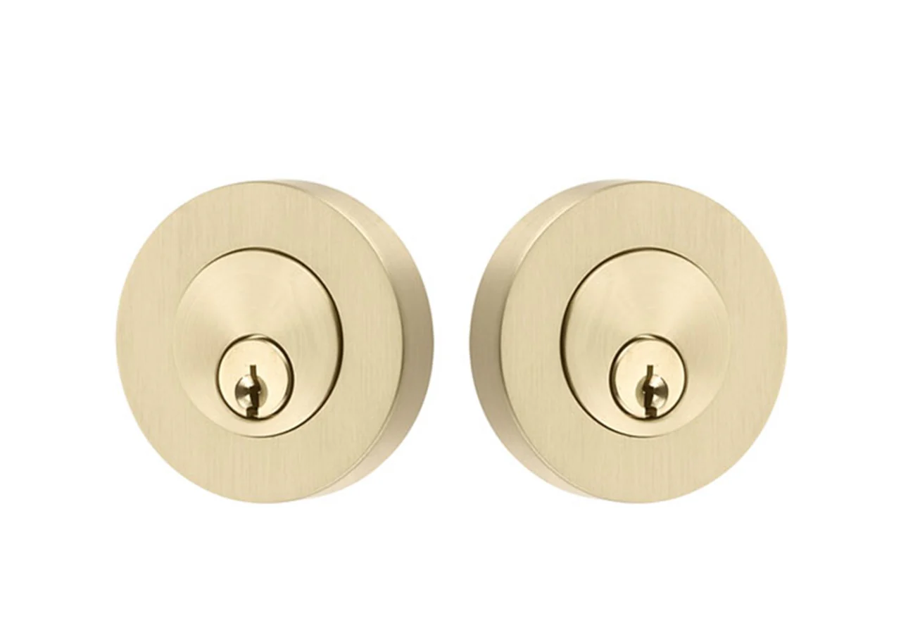 MODERN DISC DEADBOLT WITH 2-3/8