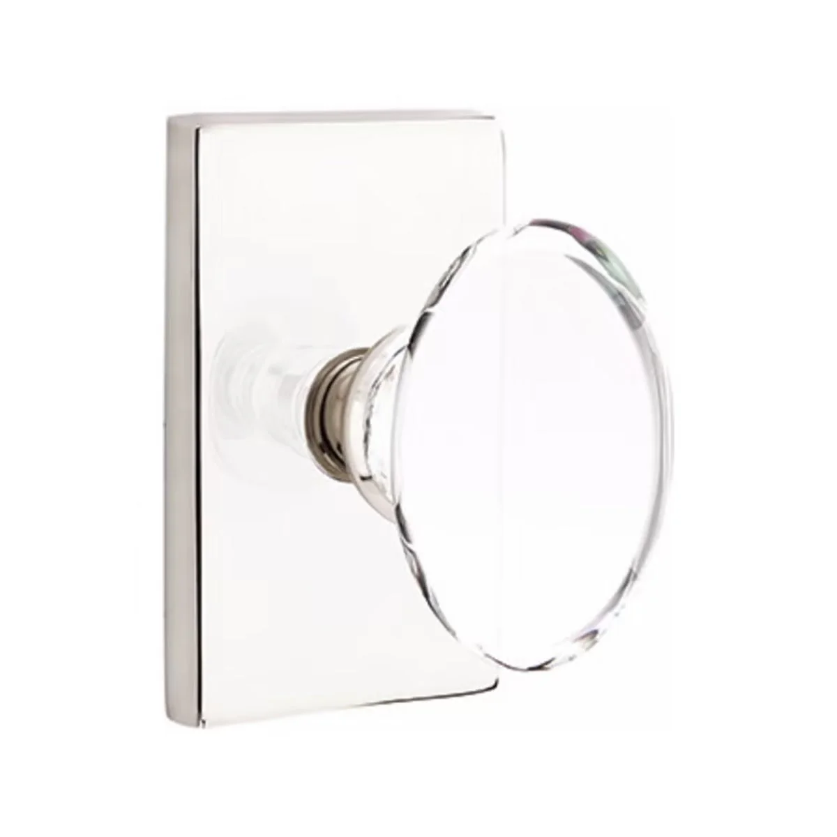 HAMPTON GLASS (HT) PRIVACY (BED/BATH) KNOB WITH 2-3/8