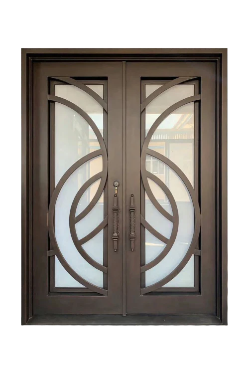 Roman Knot Iron Door - Omega Custom Fabrication LLC