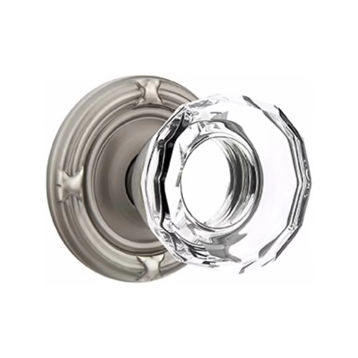 LOWELL GLASS (LW) PASSAGE (HALL/CLOSET) KNOB WITH 2-3/8