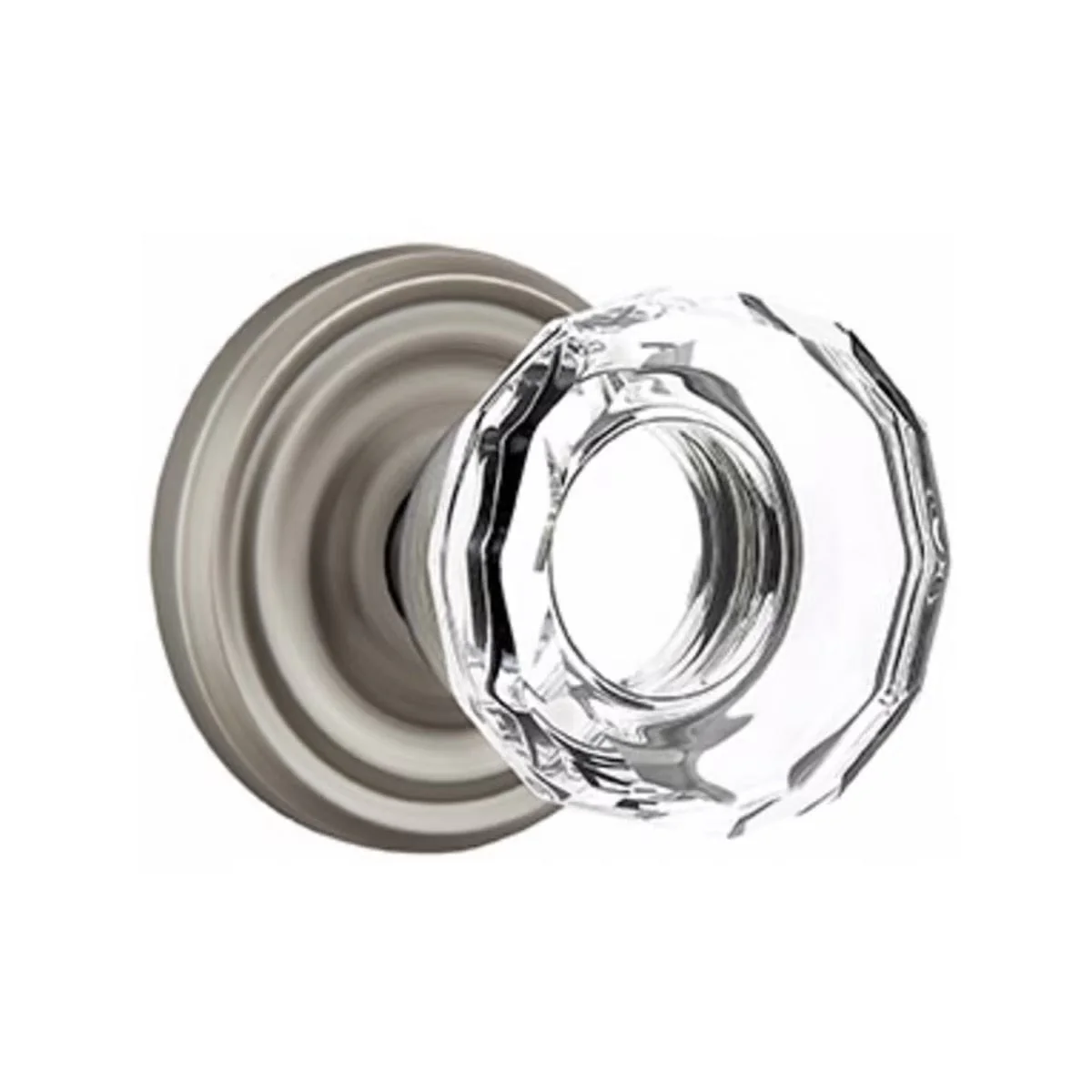 LOWELL GLASS (LW) PRIVACY (BED/BATH) KNOB WITH 2-3/8