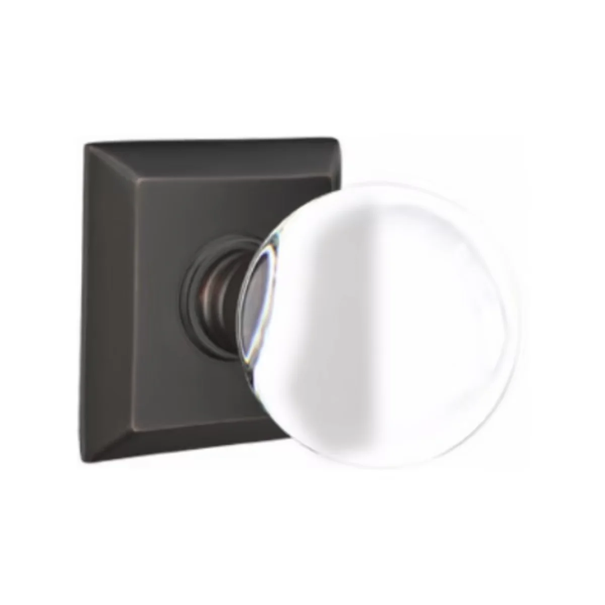 BRISTOL GLASS (BL) PASSAGE (HALL/CLOSET) KNOB WITH 2-3/8