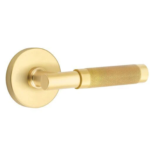 T-BAR KNURLED (TA.KN) PASSAGE (HALL/CLOSET) LEVER WITH 2-3/8