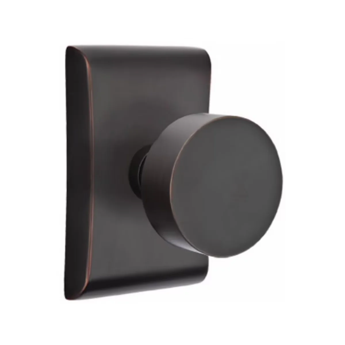 ROUND (ROU) PASSAGE (HALL/CLOSET) KNOB WITH 2-3/8