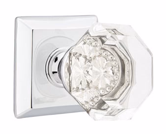 OLD TOWN GLASS (OT) PASSAGE (HALL/CLOSET) KNOB WITH 2-3/8