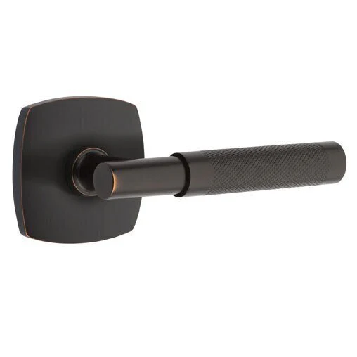 T-BAR KNURLED (TA.KN) PRIVACY (BED/BATH) LEVER WITH 2-3/8