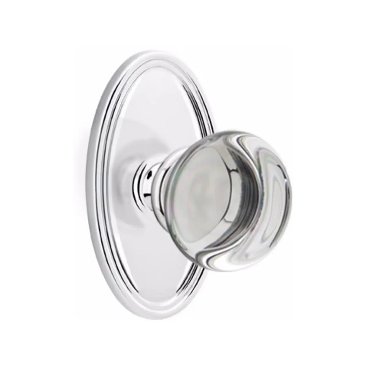 PROVIDENCE GLASS (PC) PRIVACY (BED/BATH) KNOB WITH 2-3/8