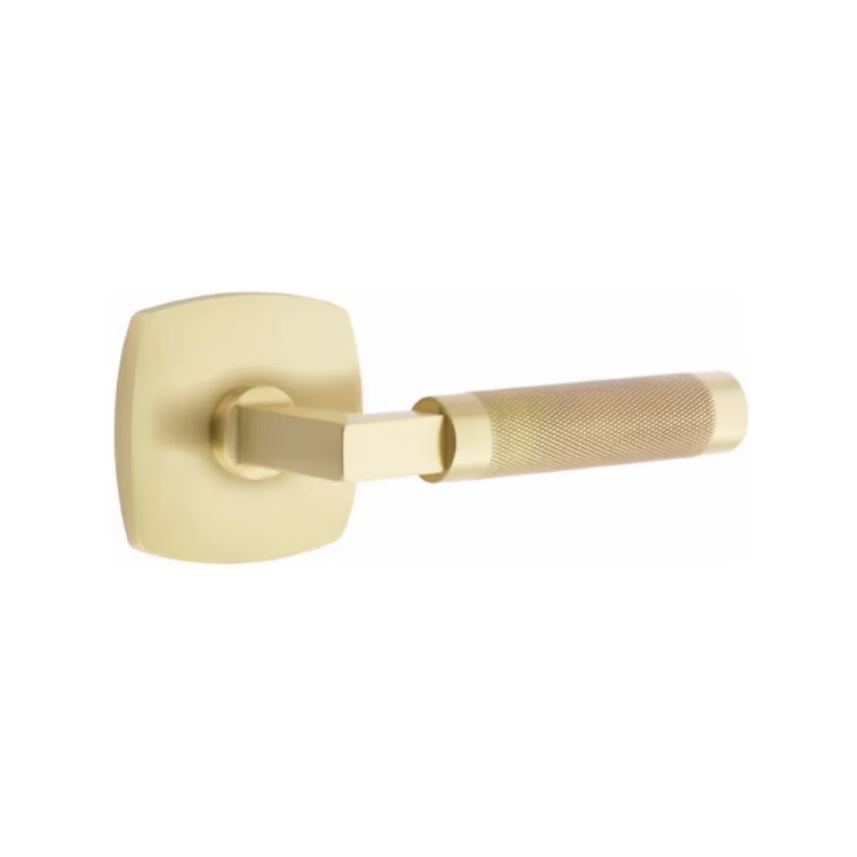 L-SQUARE KNURLED (LS.KN)) DUMMY (PAIR) LEVER - Omega Custom Fabrication LLC