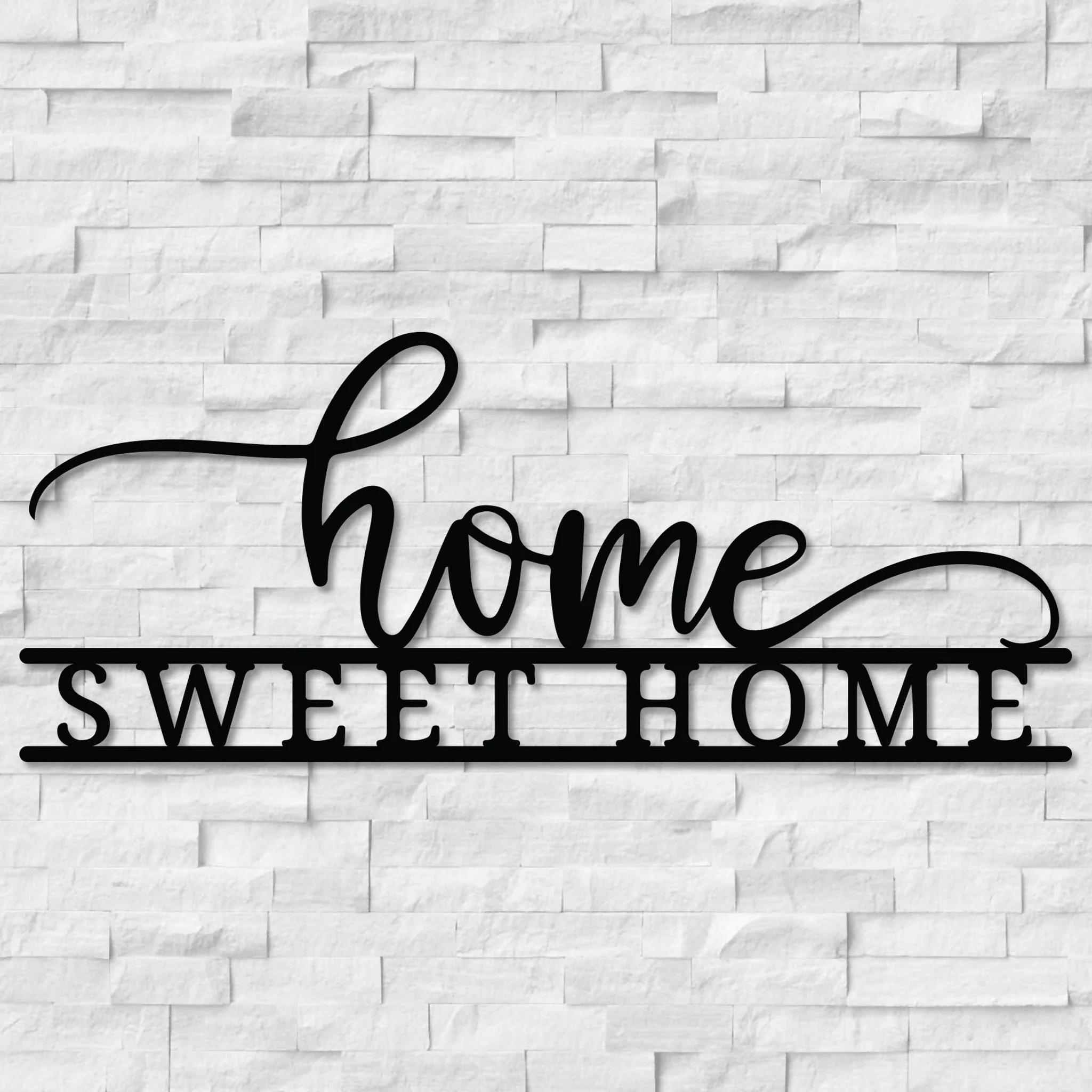 Home Sweet Home Metal Art - Omega Custom Fabrication LLC