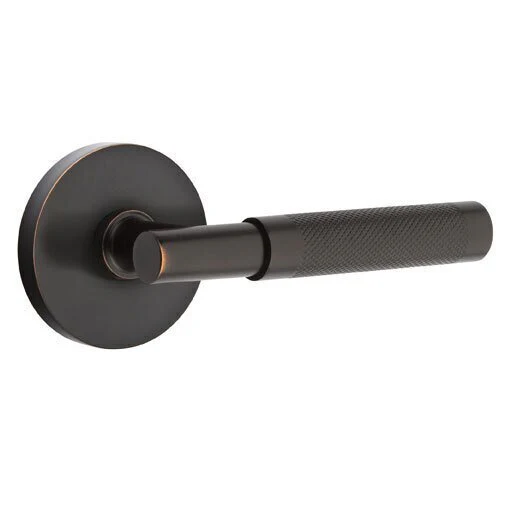T-BAR KNURLED (TA.KN) PASSAGE (HALL/CLOSET) LEVER WITH 2-3/8