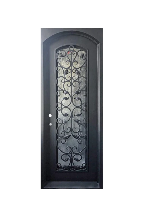 Rosewood Single Iron Door - Omega Custom Fabrication LLC