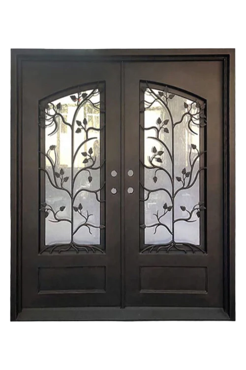 Trellis Iron Door - Omega Custom Fabrication LLC