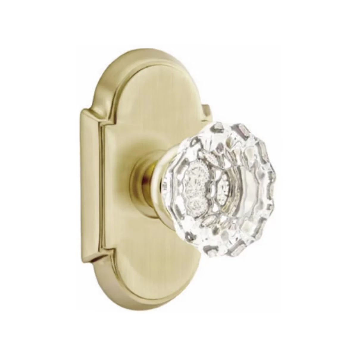 ASTORIA GLASS (AS) PRIVACY (BED/BATH) KNOB WITH 2-3/8