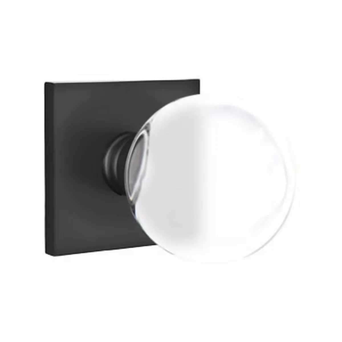 BRISTOL GLASS (BL) PASSAGE (HALL/CLOSET) KNOB WITH 2-3/8
