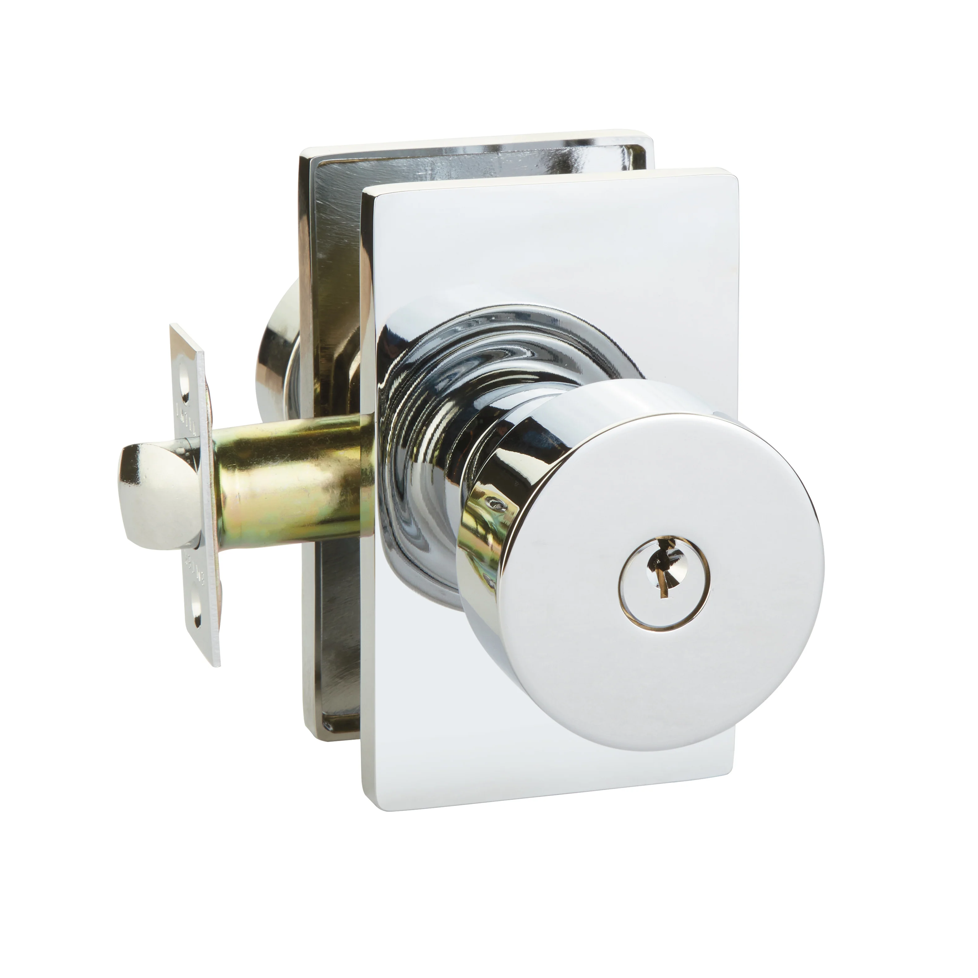 ROUND (ROU) KEY IN KNOB LOCKSET WITH 2-3/8