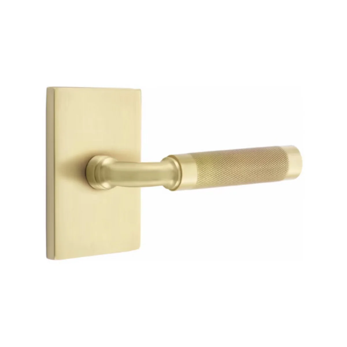 R-BAR KNURLED (RA.KN) PRIVACY (BED/BATH) LEVER WITH 2-3/8
