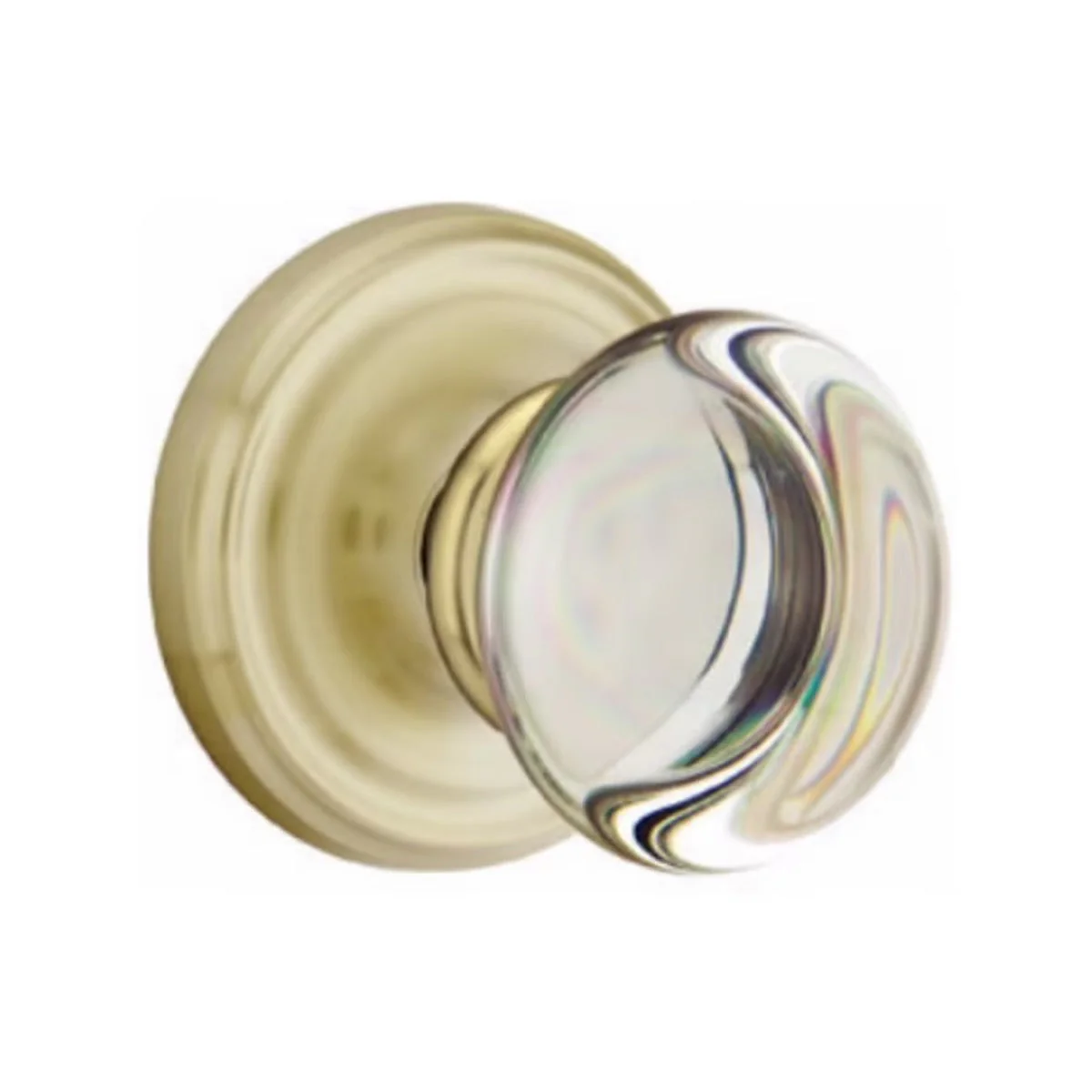 PROVIDENCE GLASS (PC) PRIVACY (BED/BATH) KNOB WITH 2-3/8